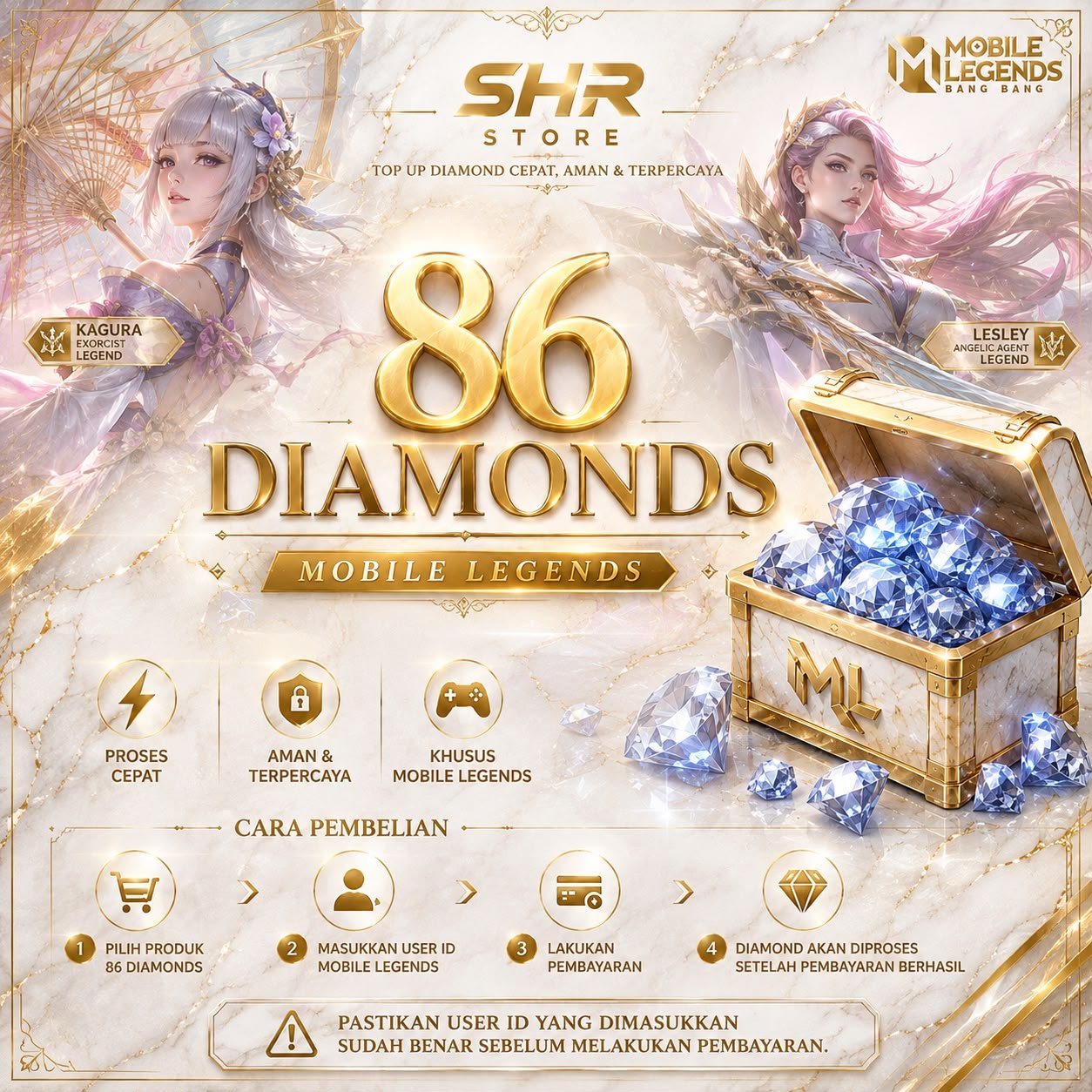 86 Diamonds Mobile Legends